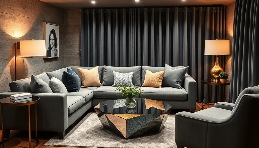 Modern basement lounge design for flooding prevention tips