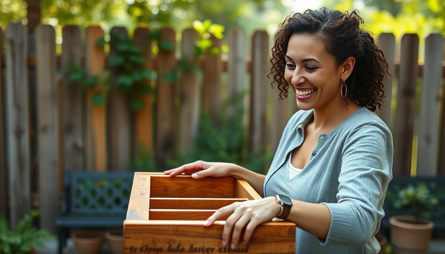 Maximize Bedroom Storage Space: Woman organizing drawer, stylish outdoor setting.