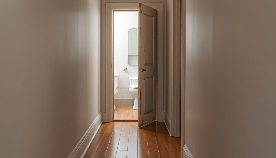 DIY home makeover ideas: narrow hallway before renovation.