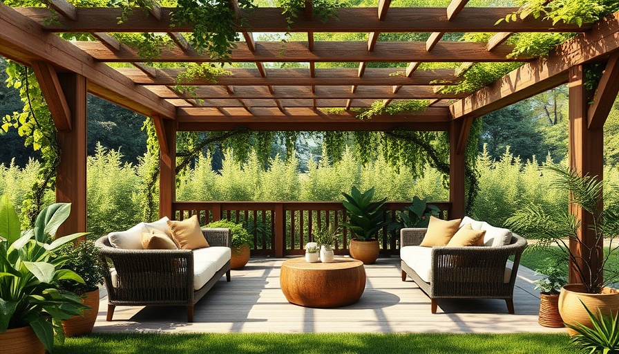 Modern patio with cozy seating for home projects inspiration.