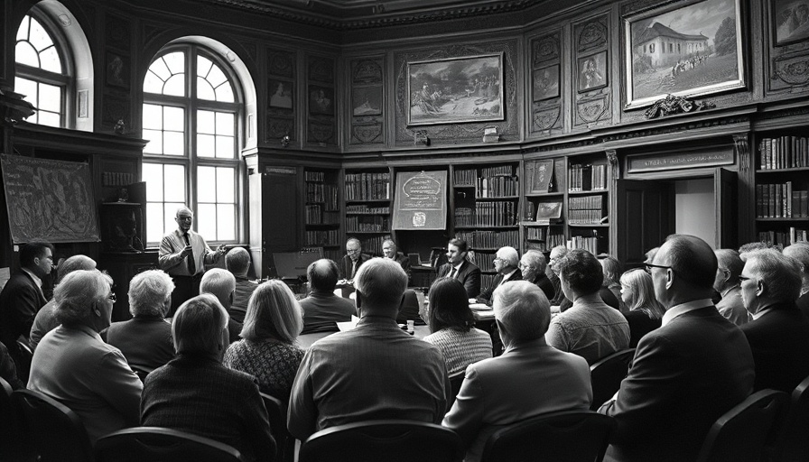 Duluth schools planned layoffs 1975 meeting in classroom.