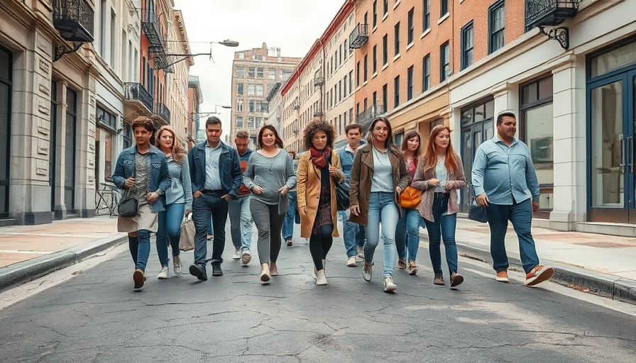People walking on urban street related to Tufts graduate student immigration detention