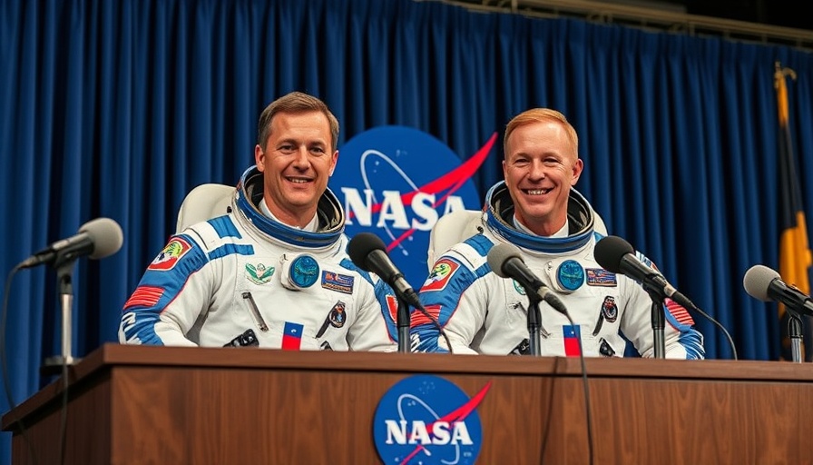 Boeing Starliner astronauts at NASA press conference.