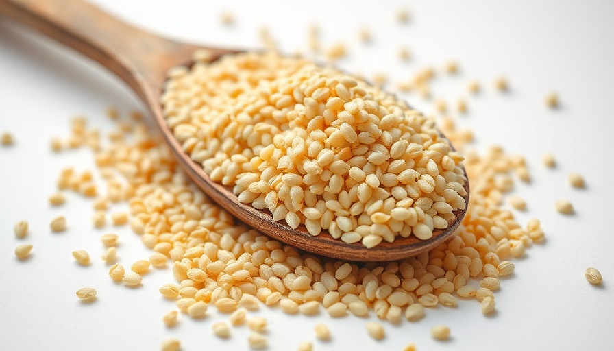 Raw millets on wooden spoon highlight nutritional benefits
