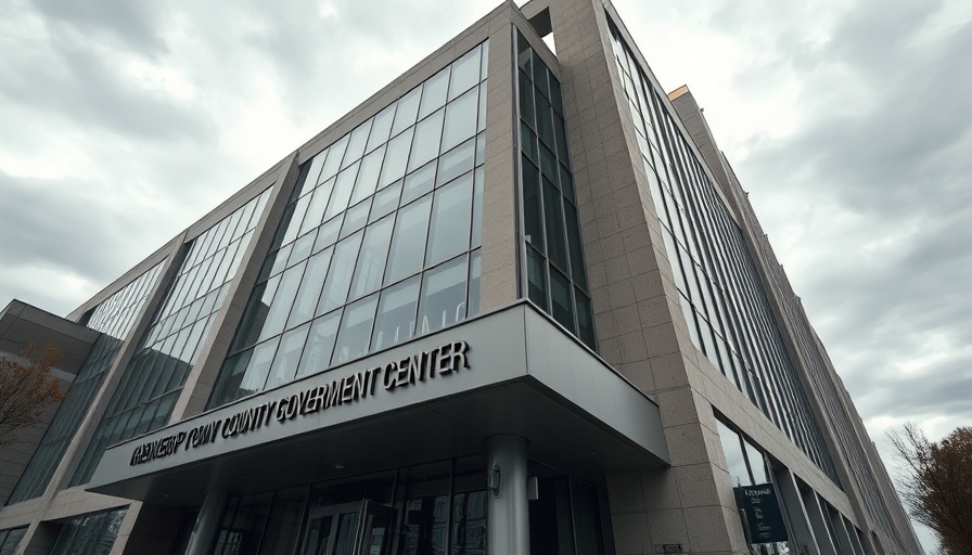 Hennepin County Government Center entrance in Minneapolis.