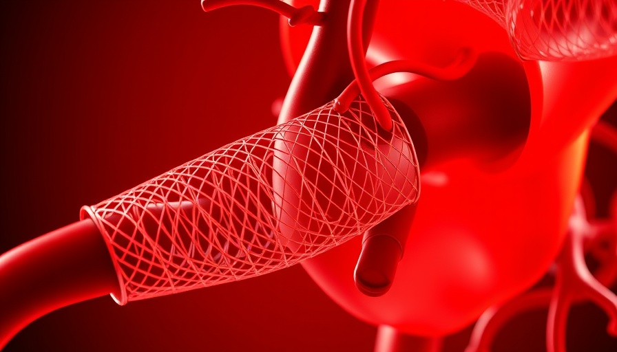 Illustration of heart stent in artery highlighting heart stents risks.