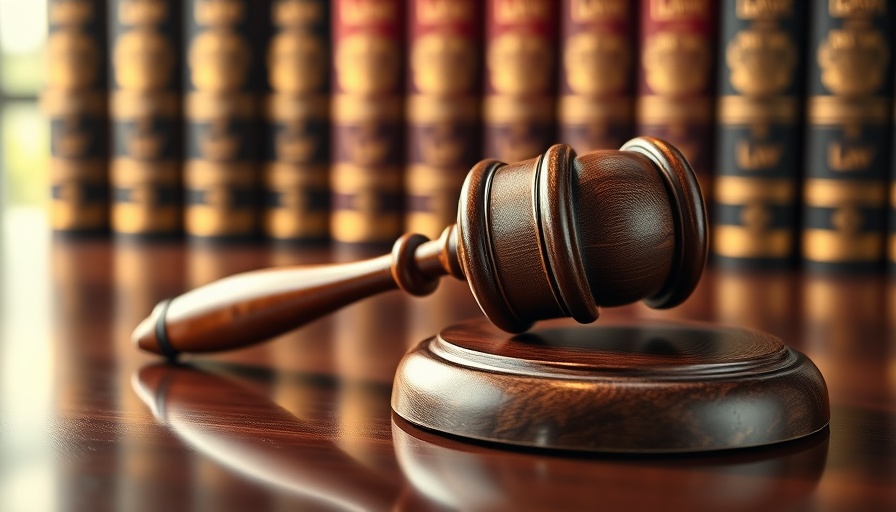 Gavel and law books suggesting a legal scenario.