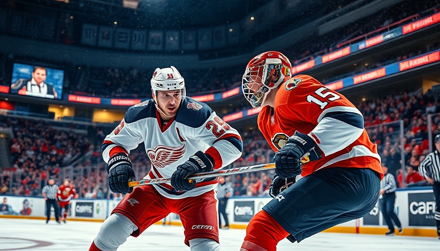 Zeev Buium NHL debut action with players on ice.