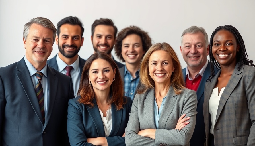 Leaders in formal attire posing, cognitive health in leadership.