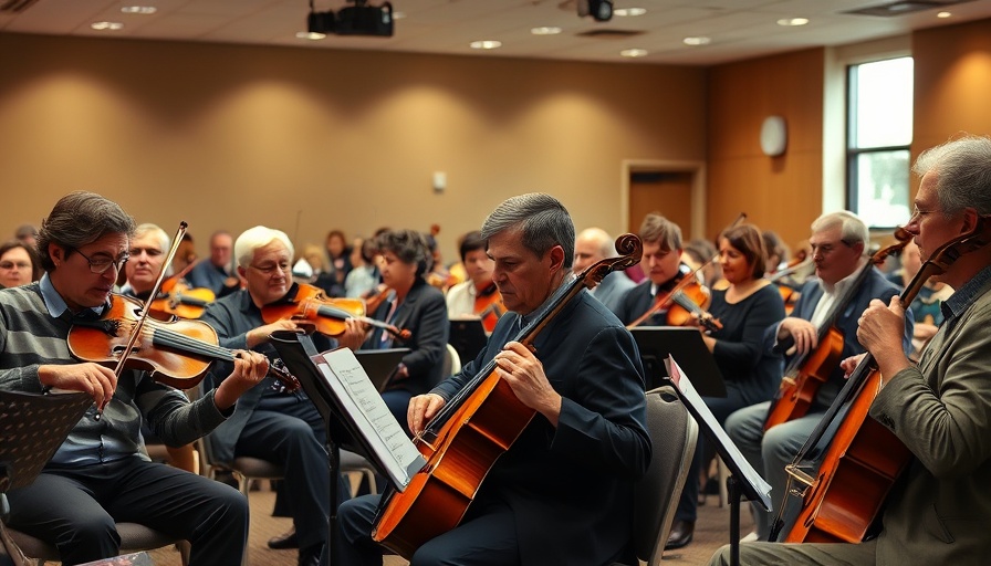 Duluth schools music program discussion with live orchestra performance