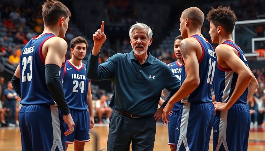 Abe Woldeslassie interacts with Macalester players during huddle.