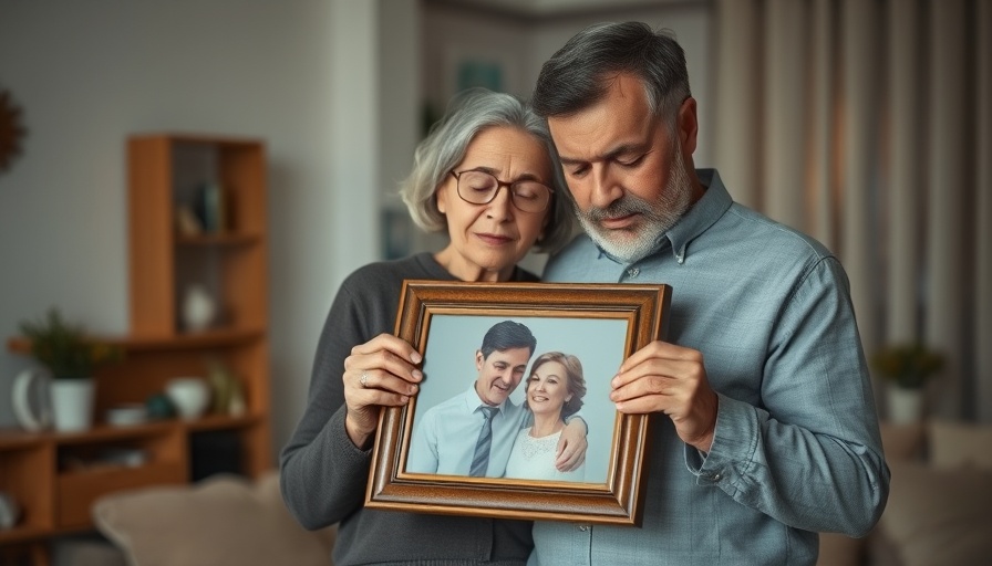 Minnesota parents hold photo, reflecting loss and grief.
