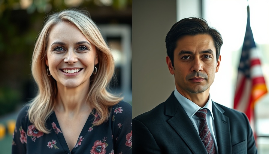Minnesota Senate District 6 special election candidates in a split portrait.
