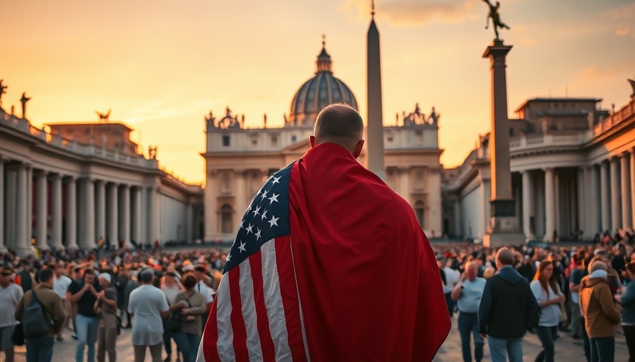 St. Peter's Square during the selection of the first U.S. pope.