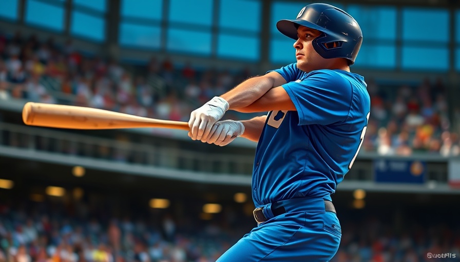 Blue Jays player delivers a powerful swing, showcasing dominant performance.