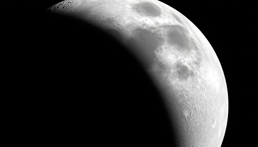 Lunar surface and spacecraft silhouette highlighting Japanese lunar lander failure.