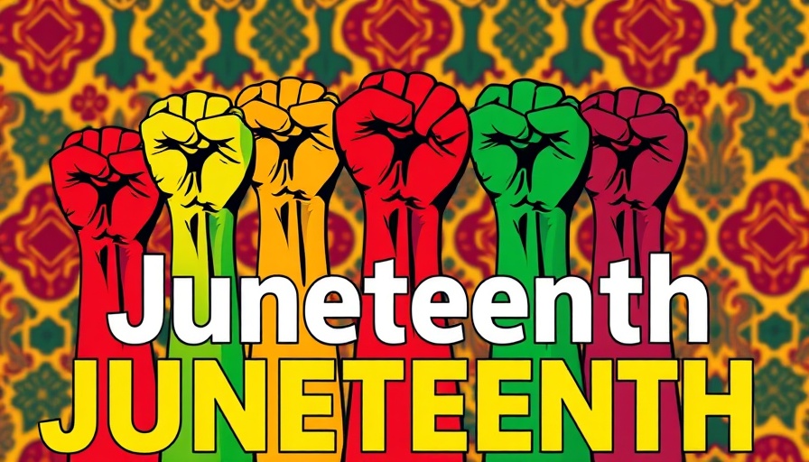Juneteenth events in Twin Cities metro, vibrant celebration design.