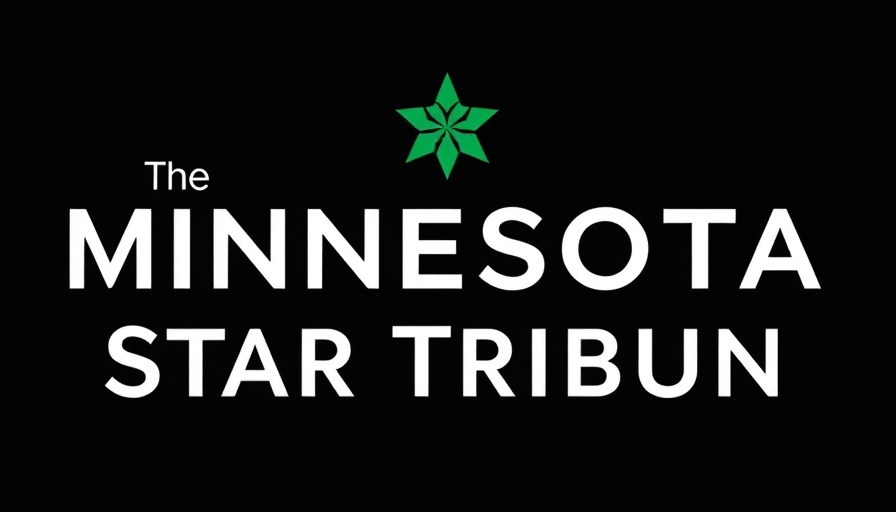 The Minnesota Star Tribune logo on a dark background.