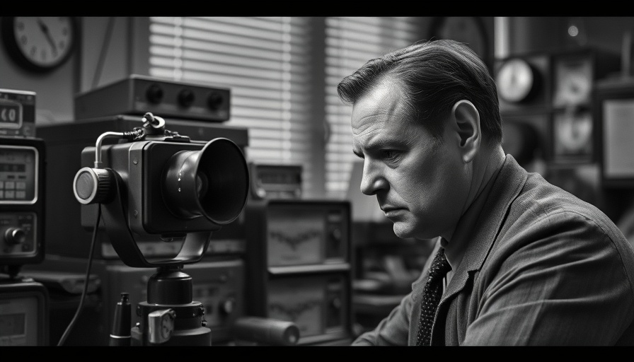 Historical wiretap setup depicting St. Paul newspaper police corruption investigation.