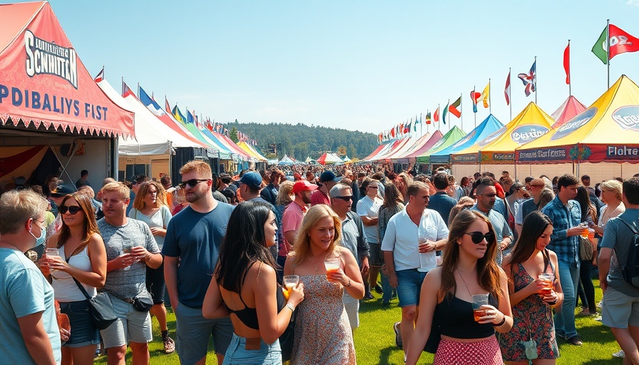 Minnesota craft beverage festival attendees enjoying the event.