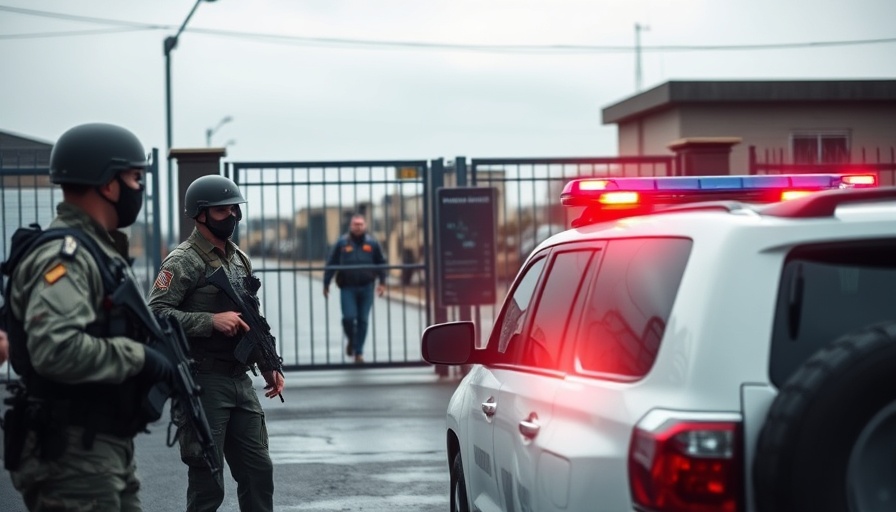 Fort Stewart active shooter response at closed gate with military and police presence