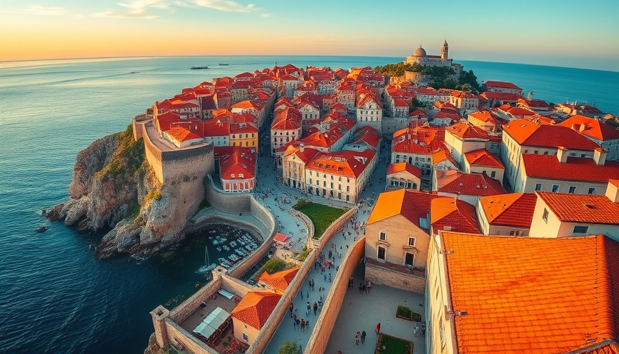 Dubrovnik's bustling coastal view challenges Croatia tourism slump.