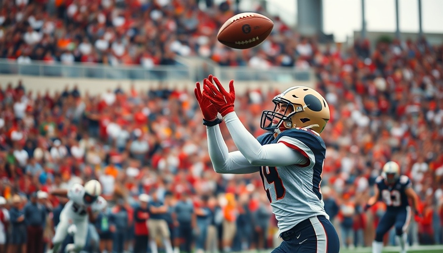High school football player catches ball in game, Metro East preview