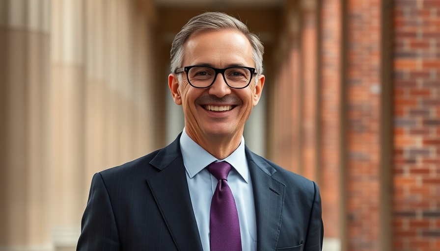 Professional smiling man in suit, related to Minnesota ruling religious tests college programs.