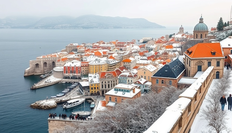 Dubrovnik winter view highlighting competitive pricing appeal.
