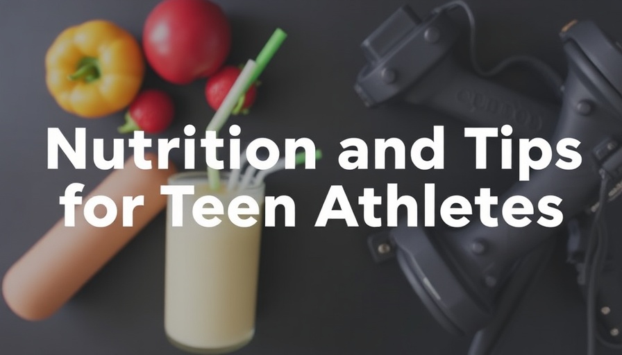 Nutrition and Tips for Teen Athletes