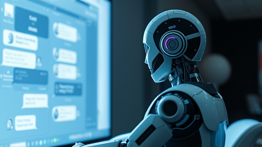 Mensch im Austausch mit einem Chatbot, erkennend kritisches Denken Strategien in der Mensch-KI-Interaktion.