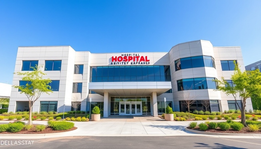 Modern hospital building representing St. Jude Children's Research Hospital.