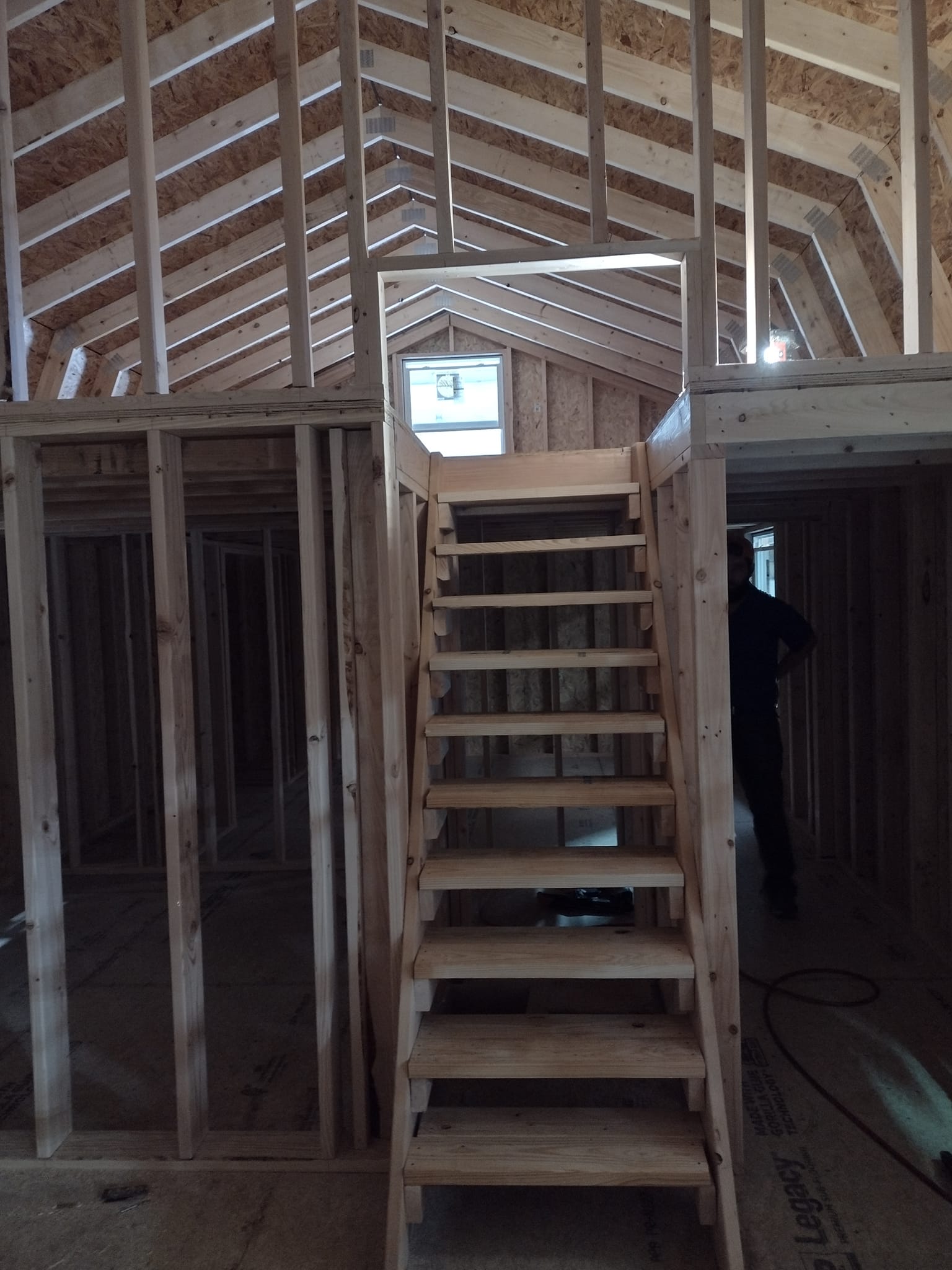 Stairs to cabin loft