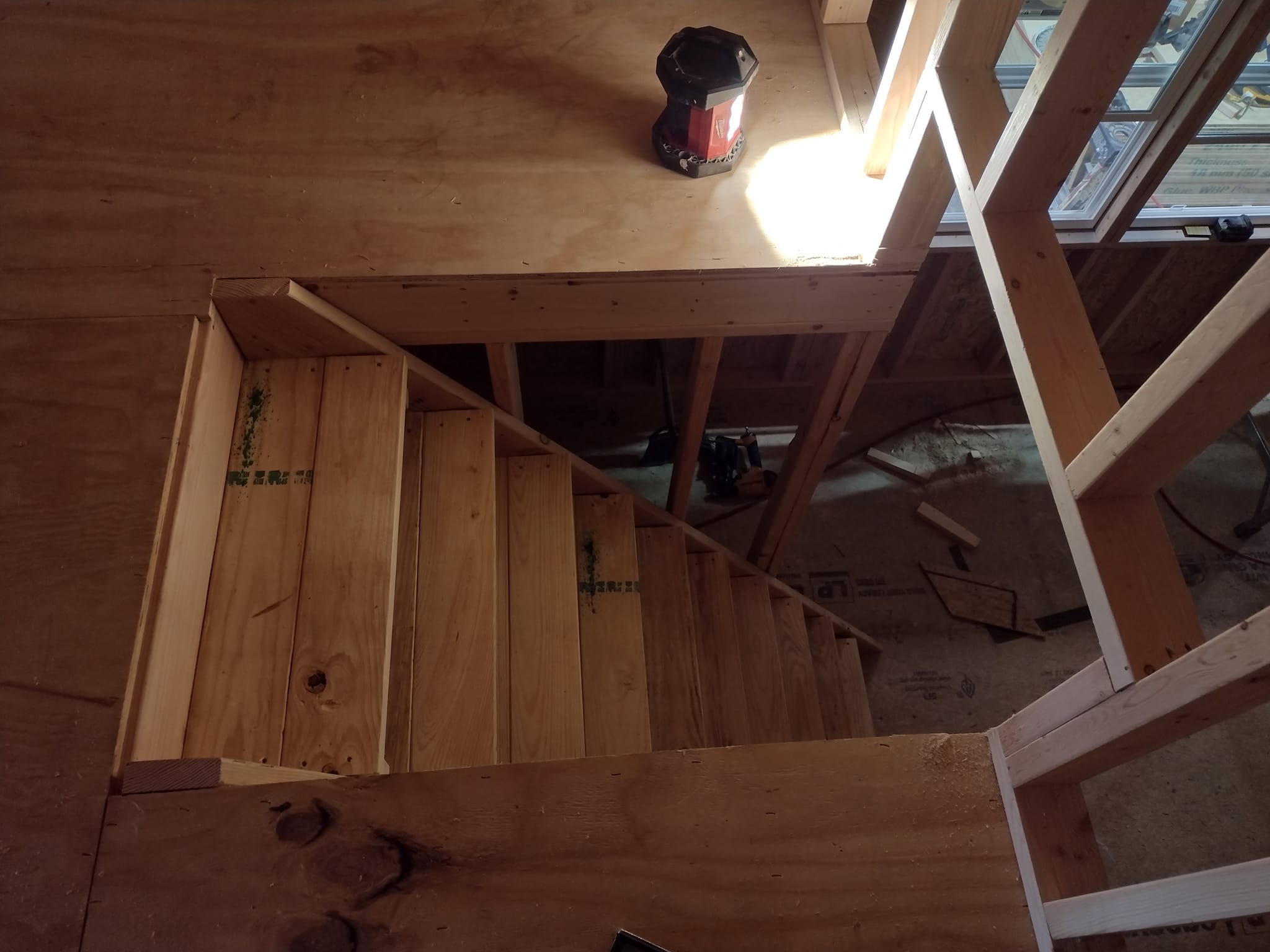 Loft stair landing