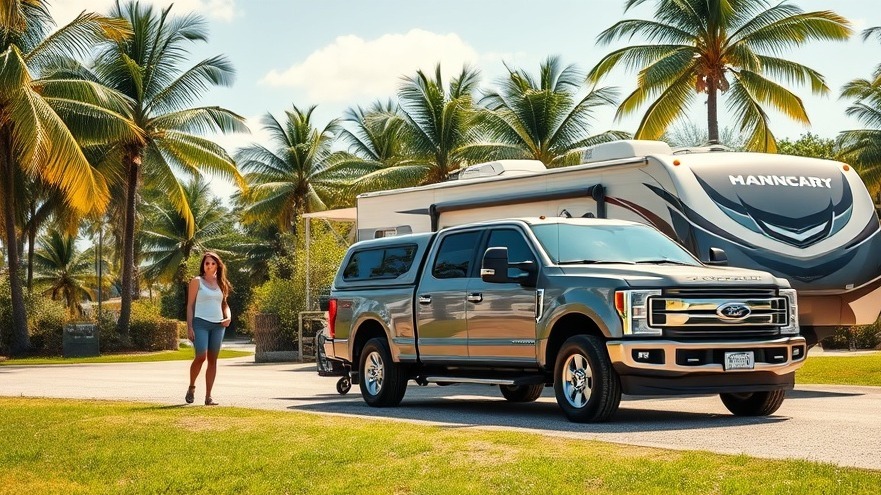 Woman experiencing RV camping tips at John Pennekamp State Park iin Key Largo Florida.