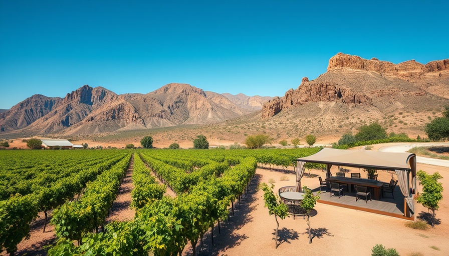 Hidden gems in Zion National Park: vineyard with mountain backdrop.