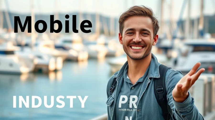 5G Standalone Mode for Mobile Internet update presentation with smiling man.