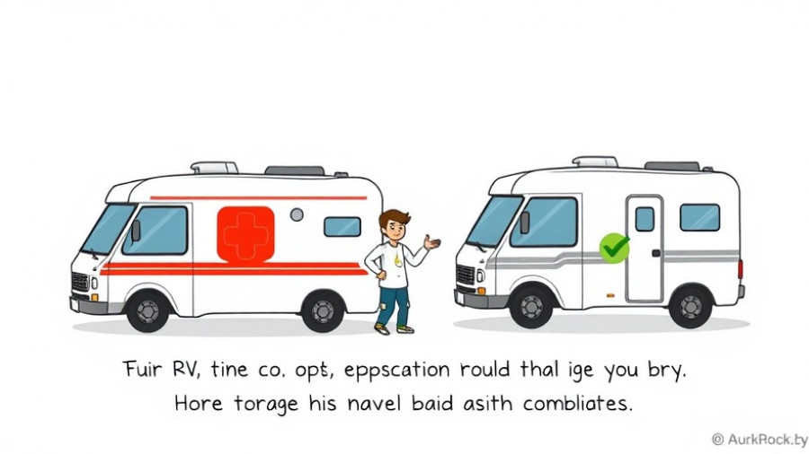 RV Auto Level System Troubleshooting Guide with illustrative RV leveling diagram.
