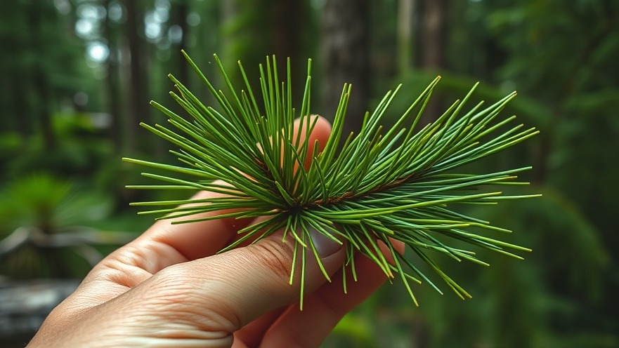 Close-up of pine needles symbolizing budget-friendly RV travel in nature.