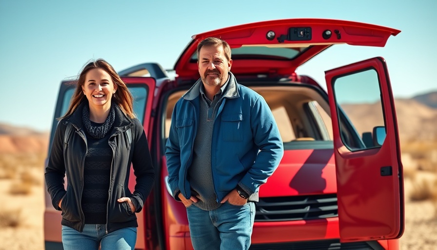 Turning a minivan into a home in a desert landscape.