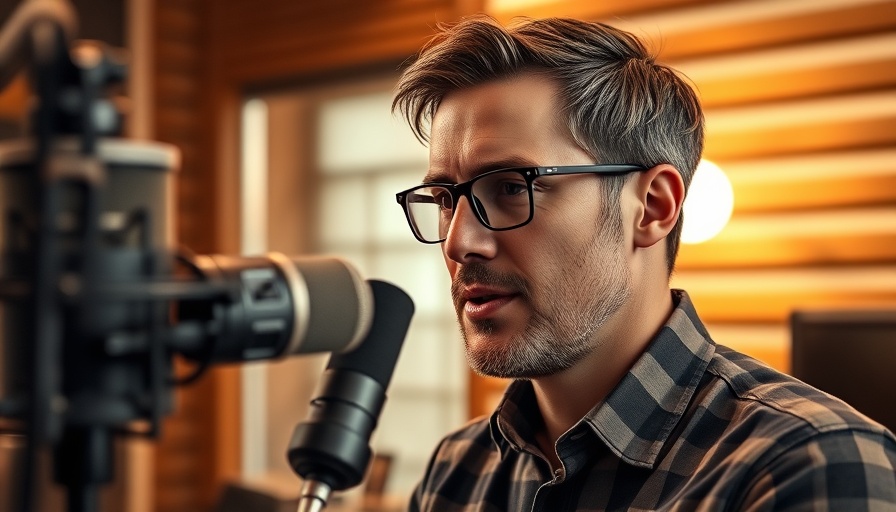 Man speaking in a studio illustrates LLC protects your assets.