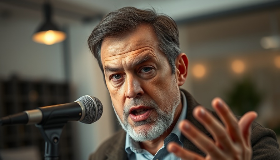 Man discussing asset allocation that builds lasting wealth on podcast.