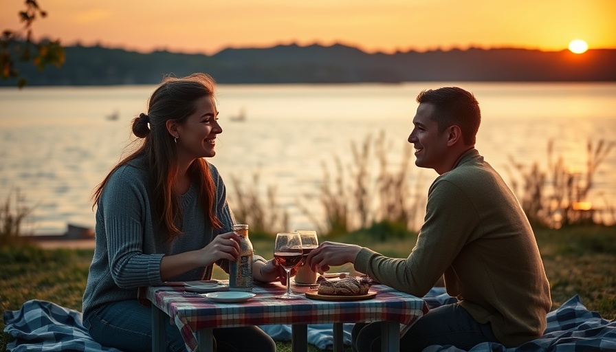 Hidden Adventures in Hot Springs, Arkansas: Serene lakeside picnic at sunset.