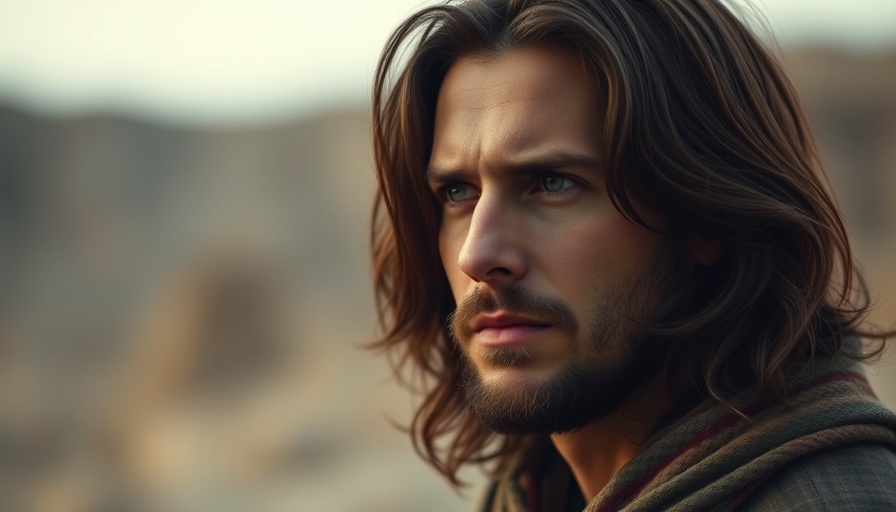 Thoughtful man contemplating job change, cinematic portrait.