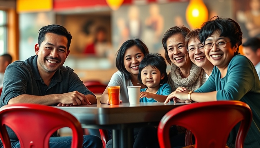 Family enjoys a casual dining experience in Pigeon Forge.