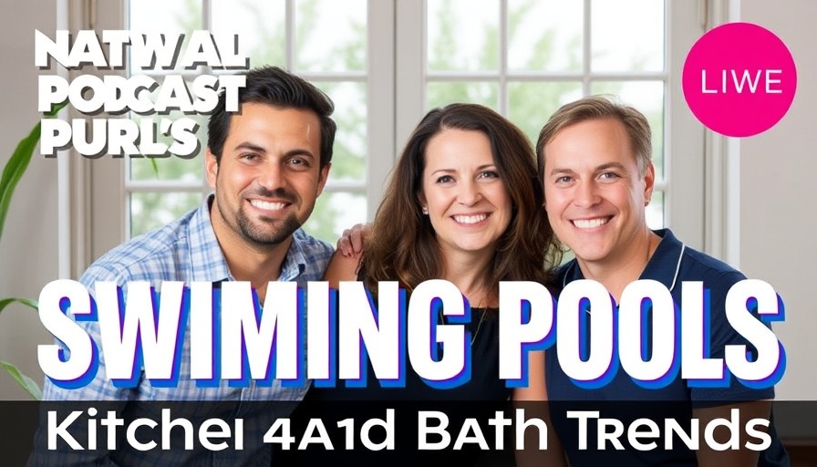 Podcast ad for natural swimming pools and home improvement trends.