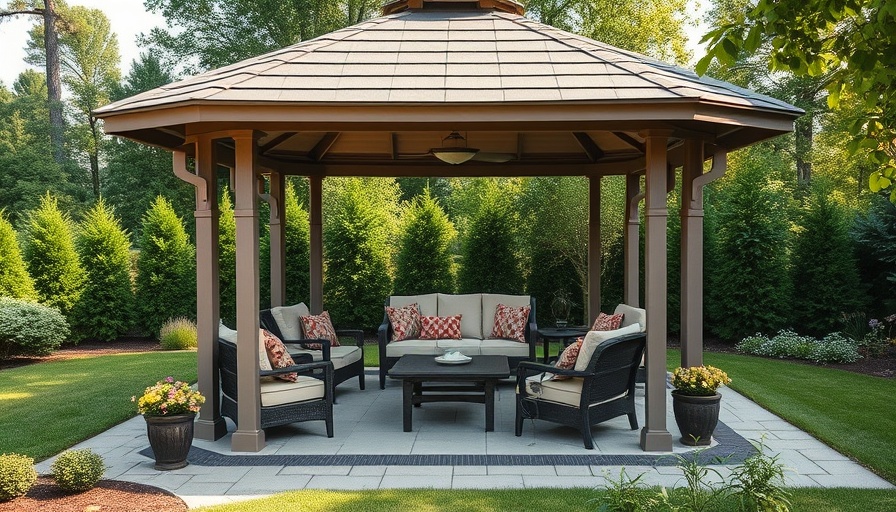 Elegant backyard gazebo showcasing inviting makeover ideas.