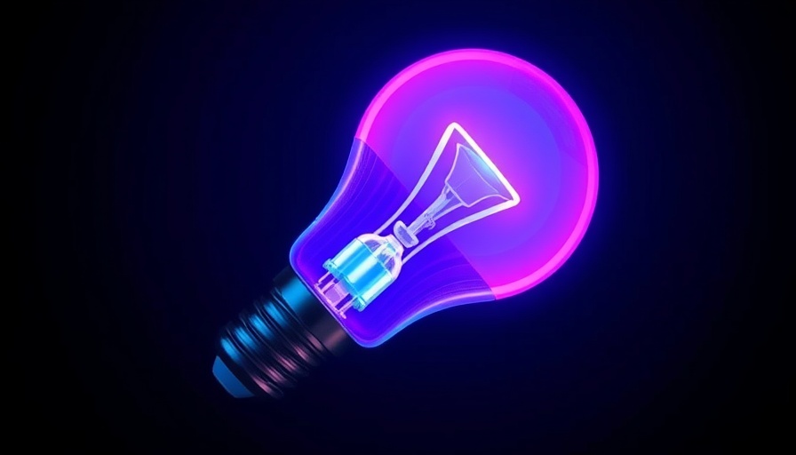 Colorful, Alexa-compatible smart bulb with a futuristic design.