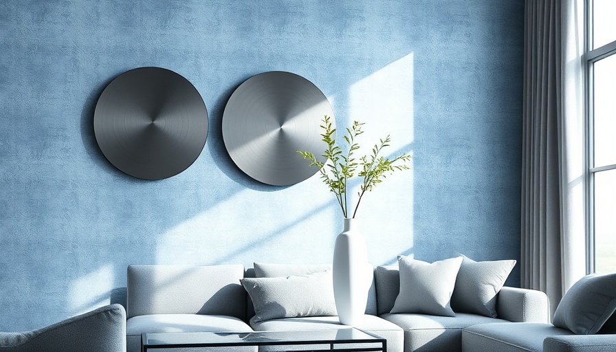 Gallery wall summer decor with elegant circular wall art and gray accents