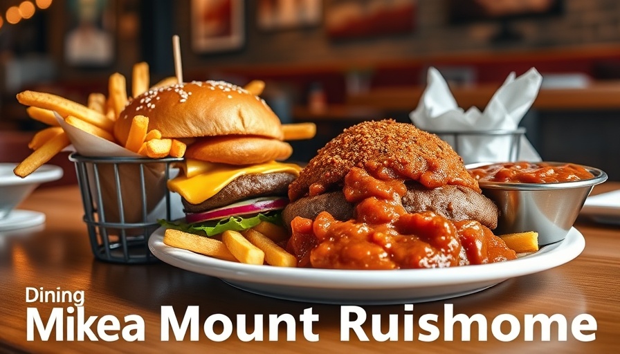 Dining options at Mount Rushmore showcased in an appetizing meal.